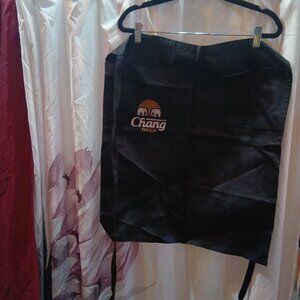 Chang beer waist tie apron one with zip great condition looks new (might be)